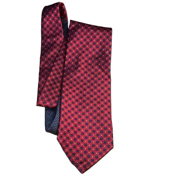 Tommy Hilfiger Men's Red Regular Fit Core Silk Neckties - Picture 1 of 5
